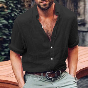 Classic Men's Shirts Long Sleeve